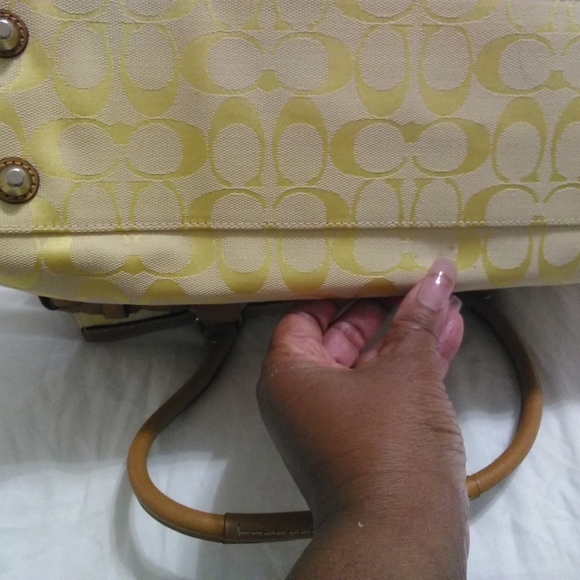 Gently used Coach handbag with wallet. - Picture 7 of 9
